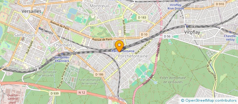 localisation de l'entreprise MICHELOTTI MARC à VERSAILLES