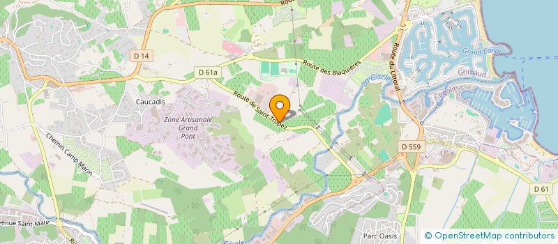 localisation de l'entreprise MICHELY TRANSPORTS à GRIMAUD