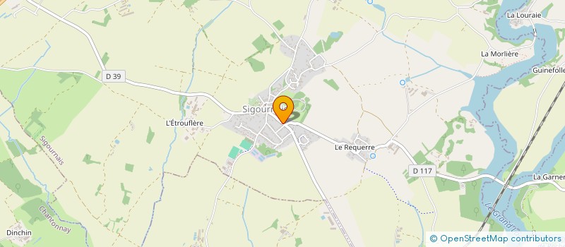 localisation de l'entreprise MICHENAUD RENO  SIGOURNAIS