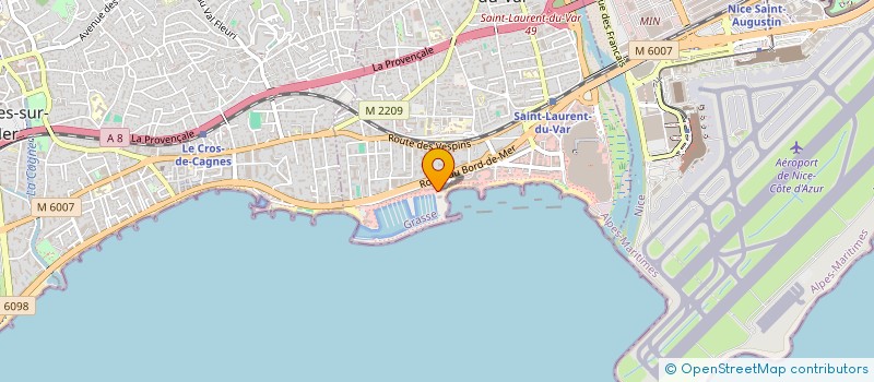 localisation de l'entreprise MICHERYL  SAINT-LAURENT-DU-VAR