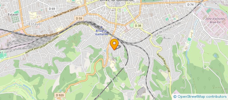 localisation de l'entreprise MICHET IMMO  BRIVE-LA-GAILLARDE