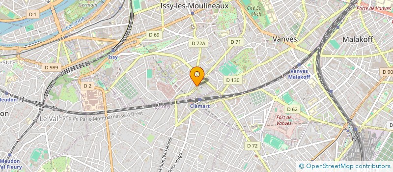 localisation de l'entreprise MICHEVE à ISSY-LES-MOULINEAUX