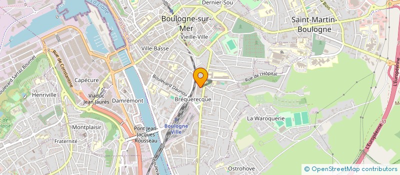 localisation de l'entreprise MICHIELS FRERES ET LENGAIGNE à BOULOGNE-SUR-MER