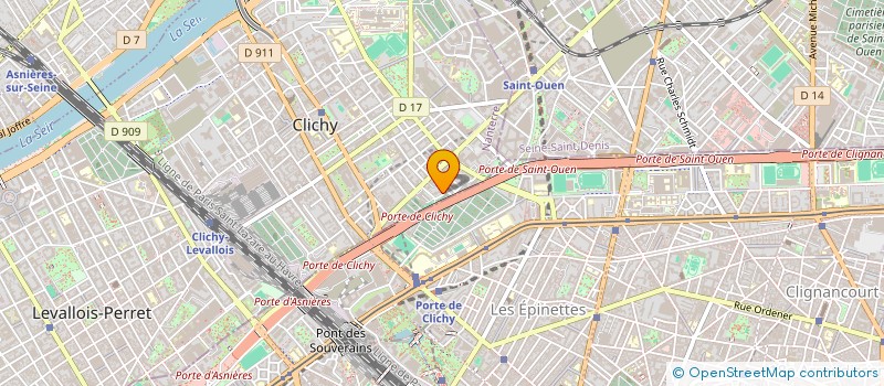 localisation de l'entreprise MICHKO à CLICHY