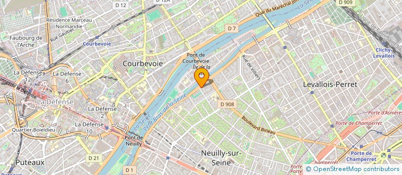 localisation de l'entreprise MICHMON à NEUILLY-SUR-SEINE