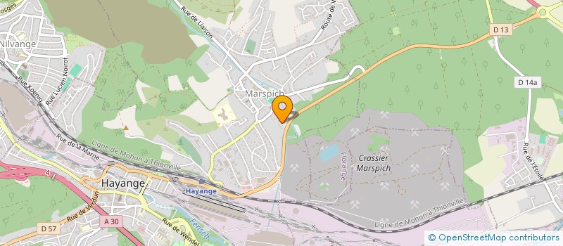 localisation de l'entreprise MICHOCO  HAYANGE