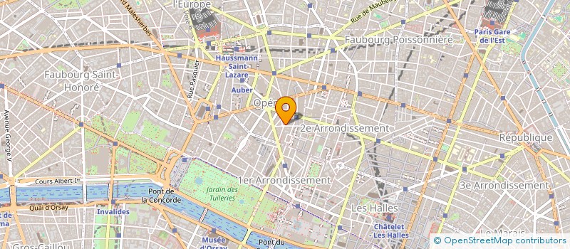 localisation de l'entreprise MICHODIERE GAILLON  PARIS