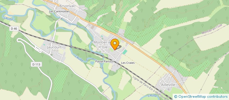 localisation de l'entreprise MICHON MAXIME  MONTIER-EN-L'ISLE