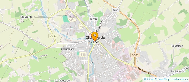 localisation de l'entreprise MICHON-OUVRARD  MONTVAL-SUR-LOIR