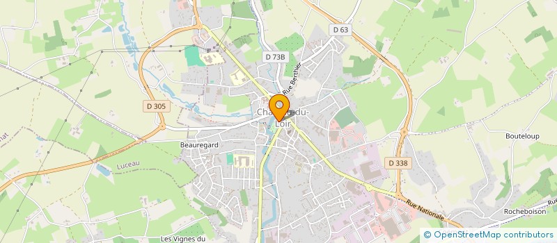 localisation de l'entreprise MICHON OUVRARD  MONTVAL-SUR-LOIR