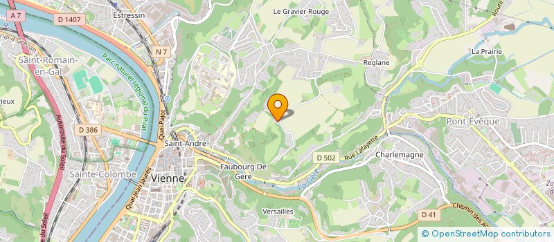 localisation de l'entreprise MICHOT CONVOYAGE & SERVICES  VIENNE