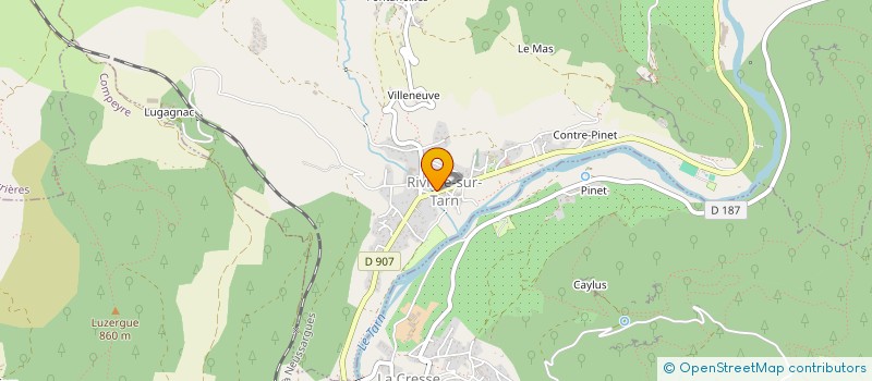 localisation de l'entreprise MICHOU  RIVIERE-SUR-TARN