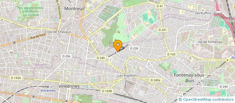 localisation de l'entreprise MICHOU & DOUDOU  FONTENAY-SOUS-BOIS