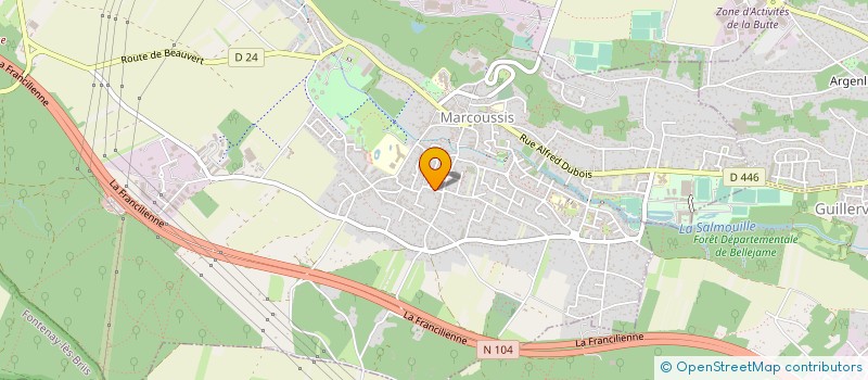 localisation de l'entreprise MICHOU VINCENT MACONNERIE  MARCOUSSIS