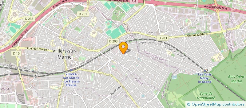 localisation de l'entreprise MICHOULI  VILLIERS-SUR-MARNE