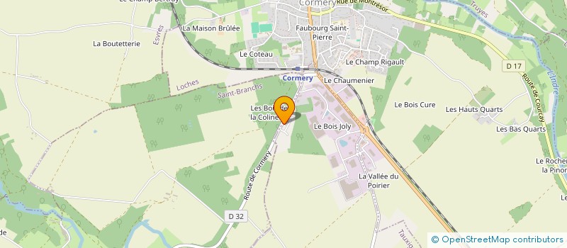 localisation de l'entreprise MICHOUX SCI  TAUXIGNY-SAINT-BAULD