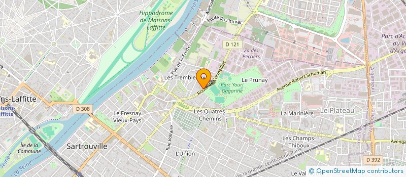 localisation de l'entreprise MICHRIS  SARTROUVILLE