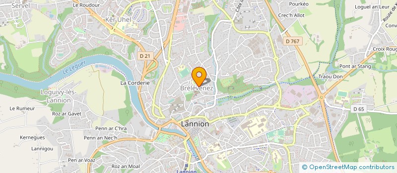 localisation de l'entreprise MICHTO à LANNION