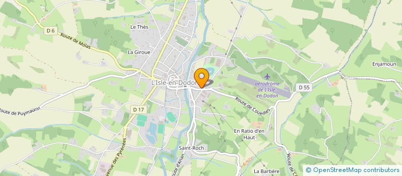 localisation de l'entreprise MICHTOL  L'ISLE-EN-DODON