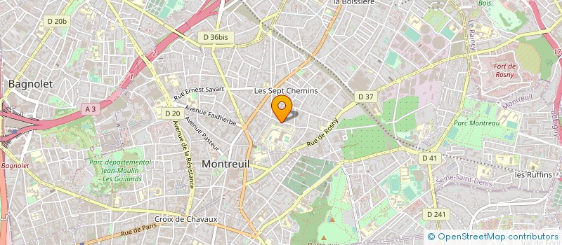 localisation de l'entreprise MICHTOVINO  MONTREUIL