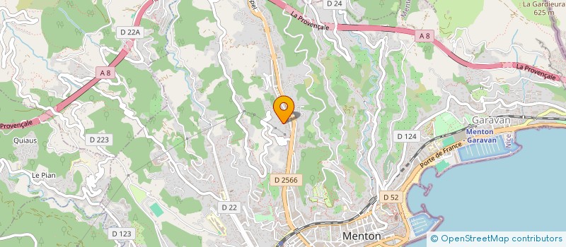localisation de l'entreprise MICI à MENTON