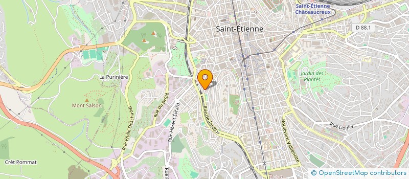 localisation de l'entreprise MICIELI SALVATORE  SAINT-ETIENNE