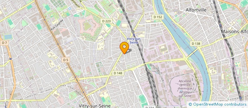 localisation de l'entreprise MICITRANS à VITRY-SUR-SEINE