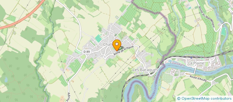 localisation de l'entreprise MICK  CHALLEX