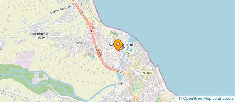 localisation de l'entreprise MICK-GLACE  SAINT-BENOIT