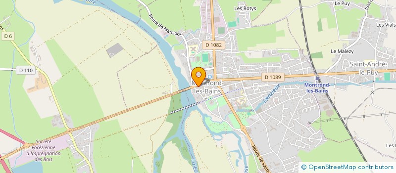 localisation de l'entreprise MICK PRIMEUR  MONTROND-LES-BAINS