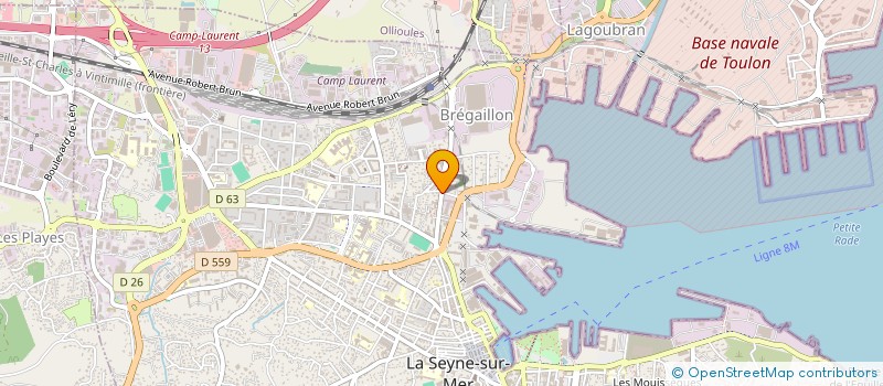 localisation de l'entreprise MICK SERVICE à LA SEYNE-SUR-MER