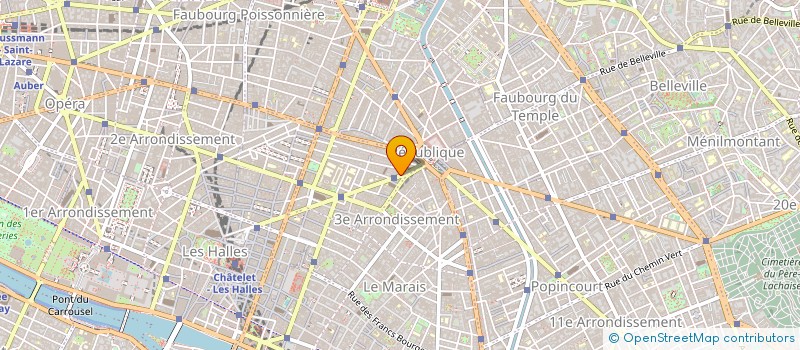 localisation de l'entreprise MICK'UIR à PARIS