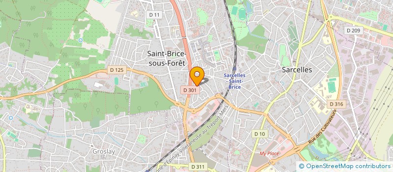 localisation de l'entreprise MICKA  SAINT-BRICE-SOUS-FORET