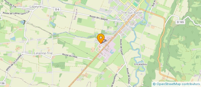 localisation de l'entreprise MICKA AUTO  LALANNE-TRIE