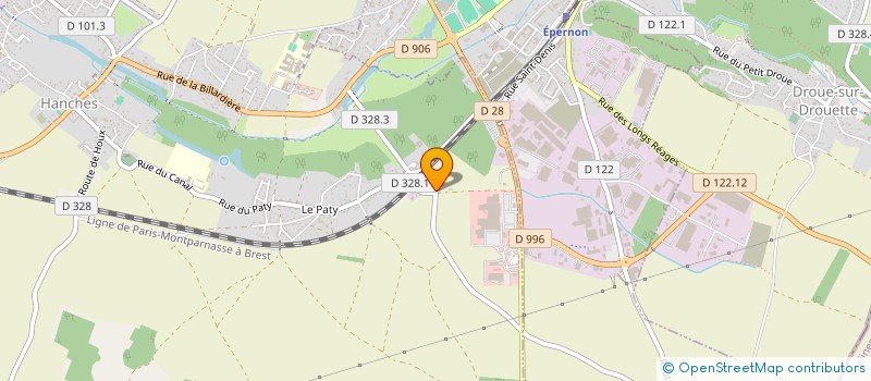 localisation de l'entreprise MICKA AUTO à HANCHES