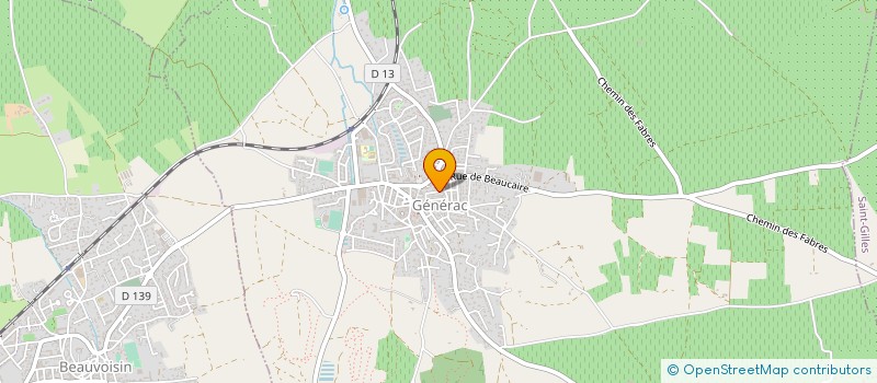 localisation de l'entreprise MICKA CLOTURES à GENERAC