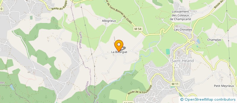 localisation de l'entreprise MICKA, NATH! ET MOI STREET PAR ABREVIATION MNM'S  SAINT-HEAND