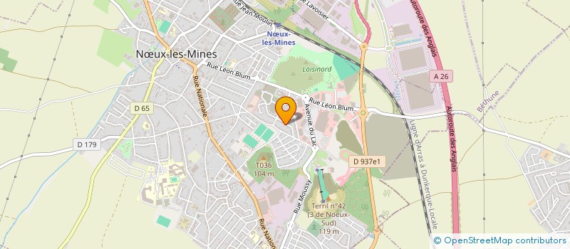 localisation de l'entreprise MICKA PLATRERIE  NUX-LES-MINES