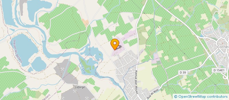 localisation de l'entreprise MICKA T.P.  THEZAN-LES-BEZIERS