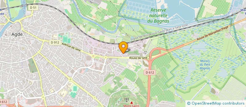 localisation de l'entreprise MICKABEN  AGDE