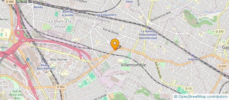 localisation de l'entreprise MICKAEL  VILLEMOMBLE