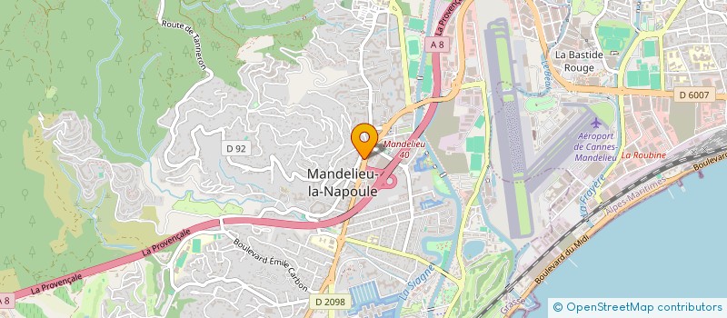 localisation de l'entreprise MICKAEL à MANDELIEU-LA-NAPOULE