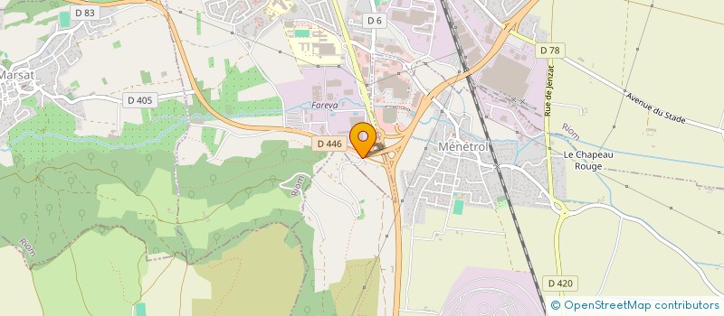 localisation de l'entreprise MICKAEL  RIOM