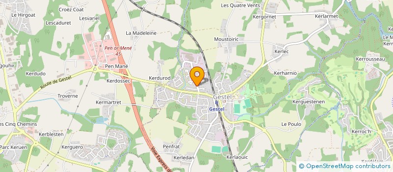 localisation de l'entreprise MICKAEL ANNAICK à GESTEL