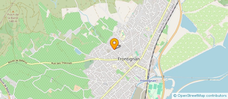 localisation de l'entreprise MICKAEL AUGUY CONSEIL à FRONTIGNAN