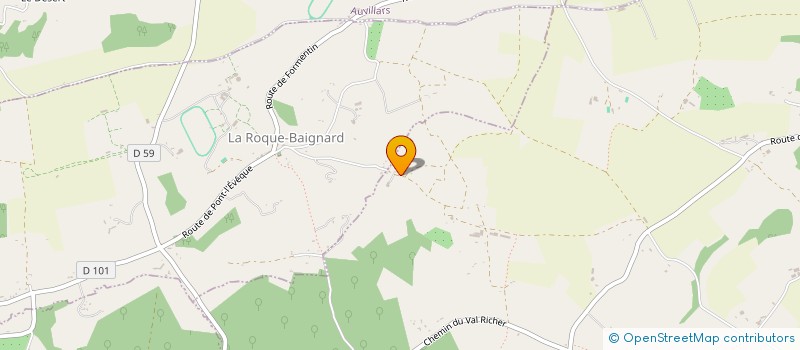 localisation de l'entreprise MICKAEL BRACKX  LA ROQUE-BAIGNARD