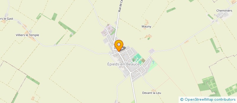 localisation de l'entreprise MICKAEL BRETON à EPIEDS-EN-BEAUCE