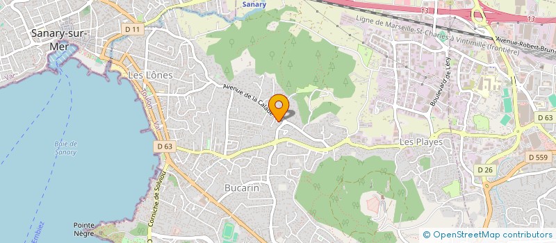 localisation de l'entreprise MICKAEL DENIS FORMATION MASSAGE  SIX-FOURS-LES-PLAGES