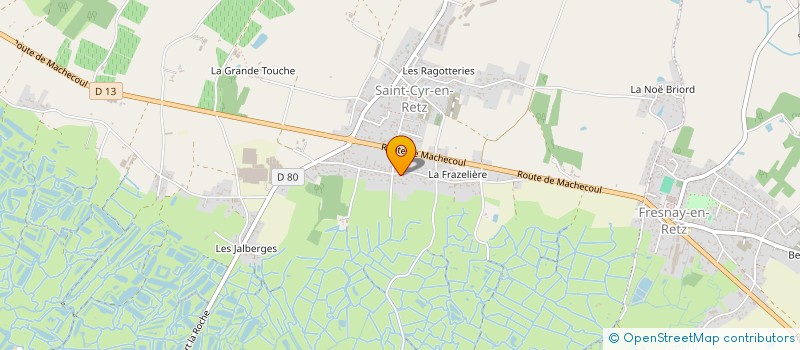 localisation de l'entreprise MICKAEL DEROUET à VILLENEUVE-EN-RETZ