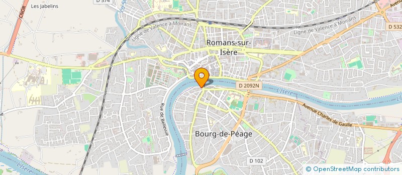 localisation de l'entreprise MICKAEL FORME à BOURG-DE-PEAGE